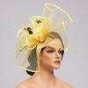 Hats | Elegant Flower Mesh Tea Party/Cocktail/Kentucky Derby Fascinators With Clip Dark Navy – Girls