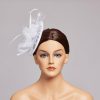 Hats | Elegant Flower/Pearl Mesh Cocktail/Kentucky Derby/Ladies Day Fascinators With Clip Beige – Girls