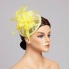 Hats | Elegant Flower/Pearl Mesh Cocktail/Kentucky Derby/Ladies Day Fascinators With Clip Beige – Girls