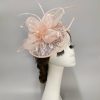 Hats | Elegant Flower/Pearl Mesh Cocktail/Kentucky Derby/Ladies Day Fascinators With Clip Beige – Girls