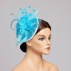 Hats | Elegant Flower/Pearl Mesh Cocktail/Kentucky Derby/Ladies Day Fascinators With Clip Beige – Girls