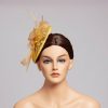 Hats | Elegant Flower/Pearl Mesh Cocktail/Kentucky Derby/Ladies Day Fascinators With Clip Beige – Girls