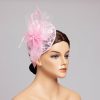 Hats | Elegant Flower/Pearl Mesh Cocktail/Kentucky Derby/Ladies Day Fascinators With Clip Beige – Girls