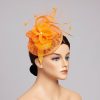 Hats | Elegant Flower/Pearl Mesh Cocktail/Kentucky Derby/Ladies Day Fascinators With Clip Beige – Girls