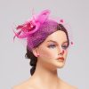 Hats | Elegant Flower/Tulle/Faux Feather Fascinators Mesh Tea Party/Cocktail/Kentucky Derby Hats With Clip Black – Girls