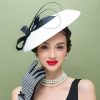 Hats | Elegant Kentucky Derby/Ladies Day Saucer Hats/Cocktail Hats/Fascinators With Headband As The Picture – Girls