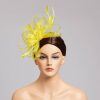 Hats | Faux Feather/Flower Mesh Kentucky Derby Fascinators With Clip Dark Navy – Girls