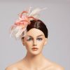 Hats | Faux Feather/Flower Mesh Kentucky Derby Fascinators With Clip Dark Navy – Girls