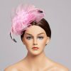 Hats | Faux Feather/Flower Mesh Kentucky Derby Fascinators With Clip Gold – Girls