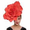 Hats | Gorgeous Flower Cocktail/Kentucky Derby/Ladies Day Fascinators With Clip/Headband Red – Girls