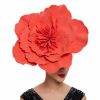 Hats | Gorgeous Flower Cocktail/Kentucky Derby/Ladies Day Fascinators With Clip/Headband Red – Girls