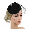 Hats | Vintage Bowknot/Veil Mesh Tea Party/Cocktail/Kentucky Derby Pillbox Hats/Fascinators With Clip Dark Navy – Girls