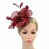 Hats | Vintage Faux Feather Mesh Tea Party/Cocktail/Kentucky Derby Fascinators With Clip/Headband Pink – Girls