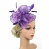 Hats | Vintage Faux Feather Mesh Tea Party/Cocktail/Kentucky Derby Fascinators With Clip/Headband Pink – Girls