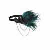 Hats | Women’s 1920s Flapper Great Gatsby Polyester With Faux Feather/Rhinestone Cocktail Fascinators With Hair band Burgundy – Girls