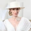 Hats | Women’s Elegant Imitation Pearls Wedding/Ladies Day Sun Hats/Church Hats/Straw Hats Beige – Girls