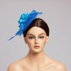 Hats | Women’s Elegant/Vintage Cocktail/Kentucky Derby Flower Fascinators Gray – Girls