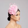 Hats | Women’s Elegant/Vintage Cocktail/Kentucky Derby Flower Fascinators Gray – Girls