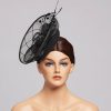 Hats | Women’s Elegant/Vintage Mesh With Flower Cocktail/Kentucky Derby Fascinators With Clip Black – Girls