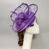 Hats | Women’s Elegant/Vintage Mesh With Flower Cocktail/Kentucky Derby Fascinators With Clip Black – Girls