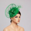 Hats | Women’s Elegant/Vintage Mesh With Flower Cocktail/Kentucky Derby Fascinators With Clip Black – Girls