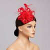 Hats | Women’s Elegant/Vintage Mesh With Flower Cocktail/Kentucky Derby Fascinators With Clip Royal Blue – Girls