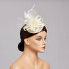 Hats | Women’s Elegant/Vintage Mesh With Flower Cocktail/Kentucky Derby Fascinators With Clip Royal Blue – Girls