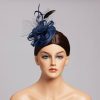 Hats | Women’s Elegant/Vintage Mesh With Flower Cocktail/Kentucky Derby Fascinators With Clip Royal Blue – Girls