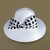 Hats | Women’s Elegant/Wide Brim Bowknot/Polka Dot Wedding/Kentucky Derby Church Hats Black – Girls