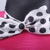 Hats | Women’s Elegant/Wide Brim Bowknot/Polka Dot Wedding/Kentucky Derby Church Hats Black – Girls