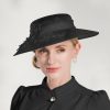 Hats | Women’s Elegant/Wide Brim Flower Sinamay Wedding/Ladies Day Church Hats Pink – Girls