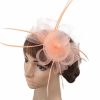 Hats | Women’s Mesh Kentucky Derby Fascinators With Clip Light Purple – Girls