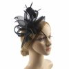 Hats | Women’s Mesh With Bowknot/Faux Feather Kentucky Derby Fascinators With Clip/Headband Gold – Girls