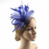 Hats | Women’s Mesh With Bowknot/Faux Feather Kentucky Derby Fascinators With Clip/Headband Gold – Girls