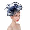 Hats | Women’s Mesh With Bowknot/Faux Feather Kentucky Derby Fascinators With Clip/Headband Pink – Girls