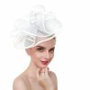 Hats | Women’s Mesh With Bowknot/Faux Feather Kentucky Derby Fascinators With Clip/Headband Pink – Girls