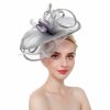 Hats | Women’s Mesh With Bowknot/Faux Feather Kentucky Derby Fascinators With Clip/Headband Pink – Girls