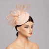 Hats | Women’s Mesh With Bowknot/Faux Feather Kentucky Derby Pillbox Hats/Fascinators With Clip Dark Navy – Girls