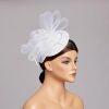 Hats | Women’s Mesh With Bowknot/Faux Feather Kentucky Derby Pillbox Hats/Fascinators With Clip Dark Navy – Girls