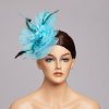 Hats | Women’s Mesh With Faux Feather/Flower Kentucky Derby Fascinators With Clip Beige – Girls