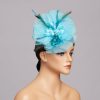 Hats | Women’s Mesh With Faux Feather/Flower Kentucky Derby Fascinators With Clip Beige – Girls