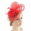 Hats | Women’s Mesh With Faux Feather/Flower Kentucky Derby Fascinators With Clip/Headband Green – Girls