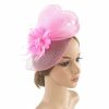 Hats | Women’s Mesh With Faux Feather/Flower Kentucky Derby Fascinators With Clip/Headband Green – Girls