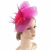 Hats | Women’s Mesh With Faux Feather/Flower Kentucky Derby Fascinators With Clip/Headband Green – Girls