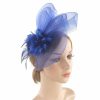 Hats | Women’s Mesh With Faux Feather/Flower Kentucky Derby Fascinators With Clip/Headband Green – Girls