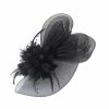 Hats | Women’s Mesh With Faux Feather/Flower Kentucky Derby Fascinators With Clip/Headband Green – Girls