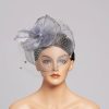 Hats | Women’s Mesh With Faux Feather/Flower/Veil Kentucky Derby Fascinators With Clip Beige – Girls