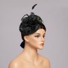 Hats | Women’s Mesh With Faux Feather/Lace Kentucky Derby Fascinators With Clip Green – Girls