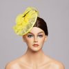 Hats | Women’s Mesh With Faux Feather/Lace Kentucky Derby Fascinators With Clip Green – Girls