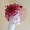 Hats | Women’s Mesh With Faux Feather/Veil Kentucky Derby Fascinators With Clip/Headband Rose – Girls